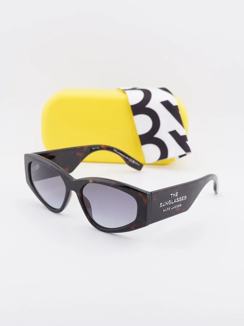 Marc Jacobs MARC 803/S 0086 GB Sunglasses Havana Cat Eye Frame, Grey Lenses